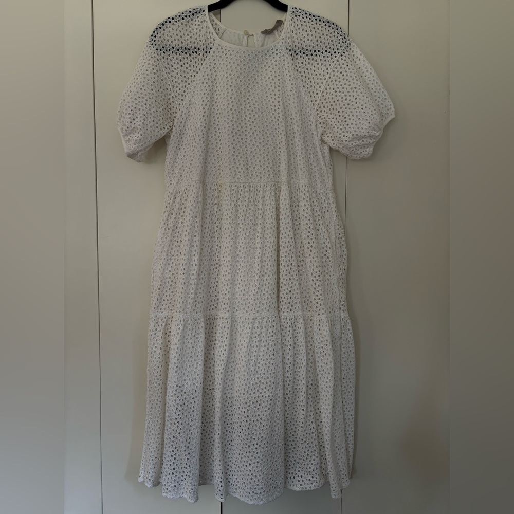 Everlane White Eyelet Dress